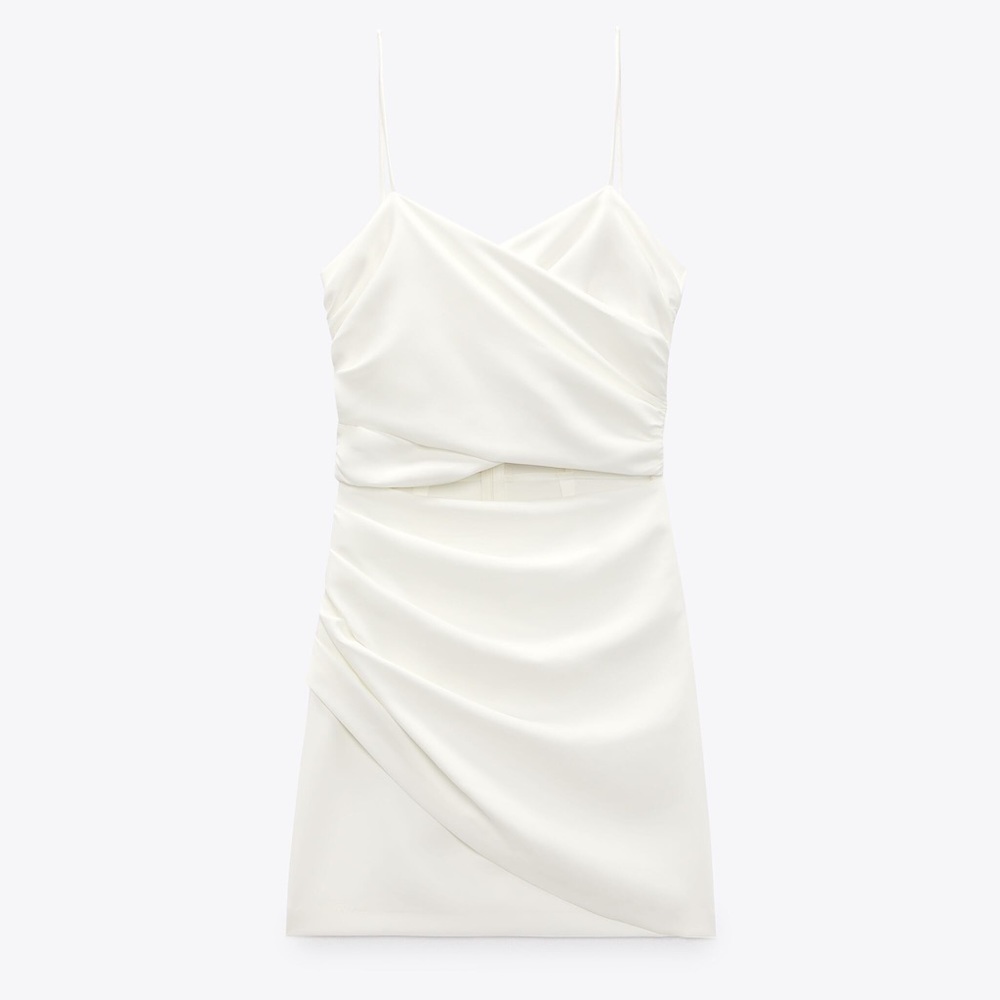 Zara Draped Cut Out Dress